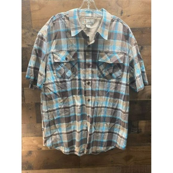 Miskeen Men's Short Sleeve Button Up‎ Size 2XL - Picture 1 of 5